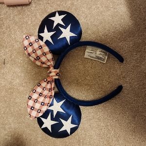 Disney Park Mickey Minnie Ears All American Girl Americana